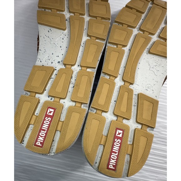 Pikolinos Men’s Fuencarral Leather Sports Style Sneakers Brandy Sz EU 42/US 8.5 - Picture 13 of 14